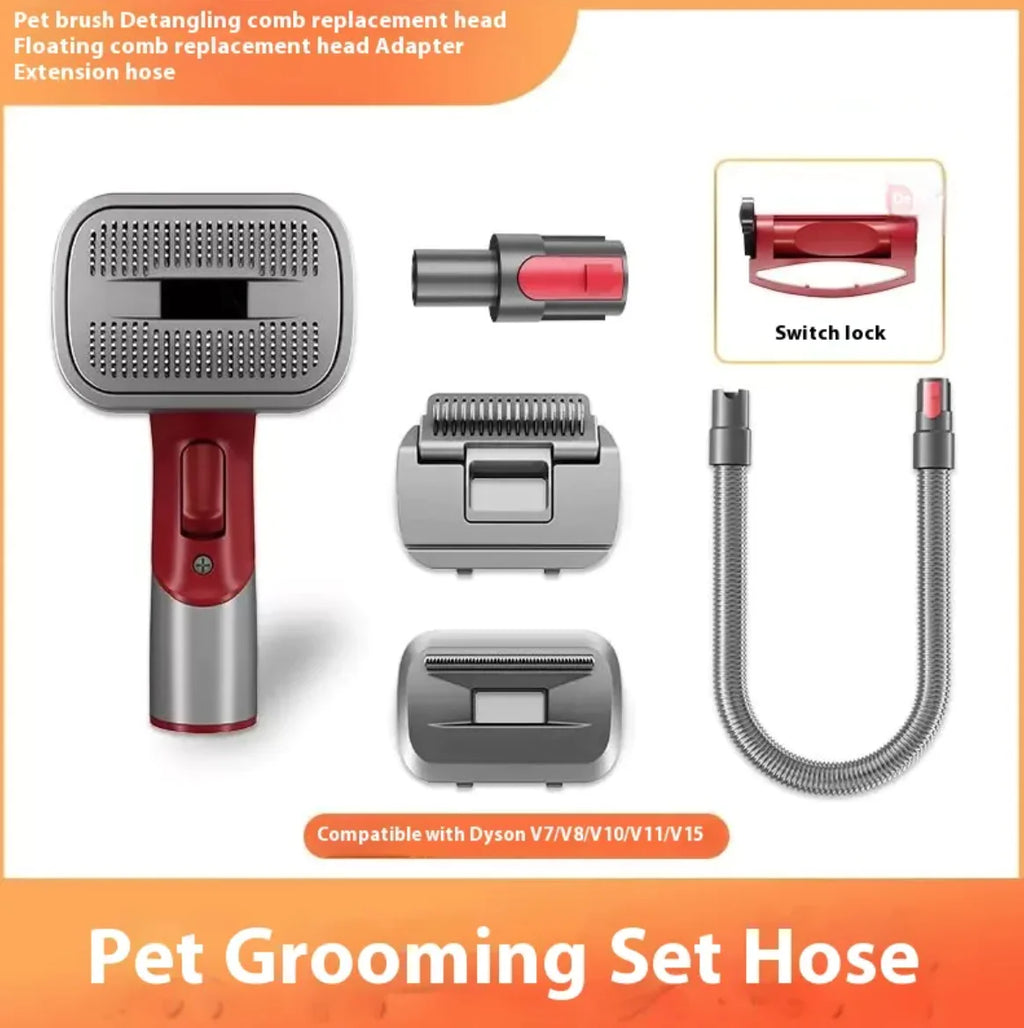 Complete Pet Grooming Kit with Hair Vacuum for Cats and Dogs