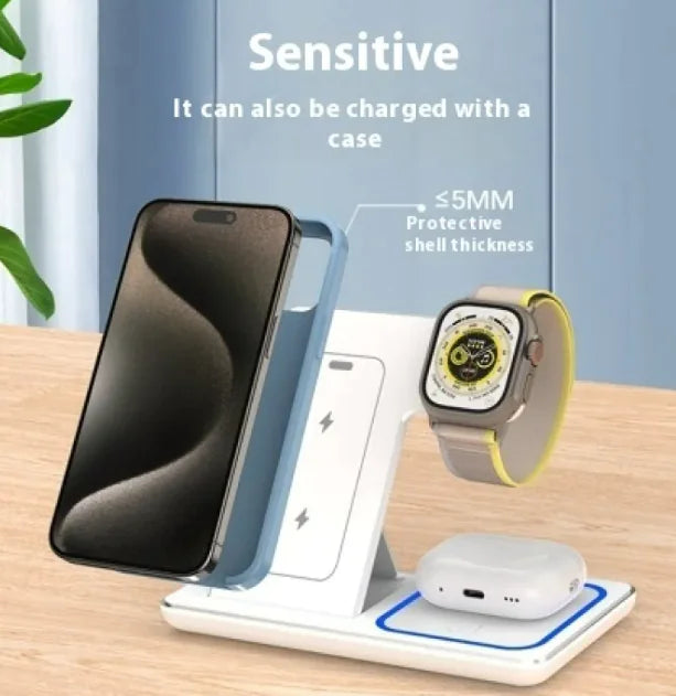 15W Tri-Device LED Charging Hub